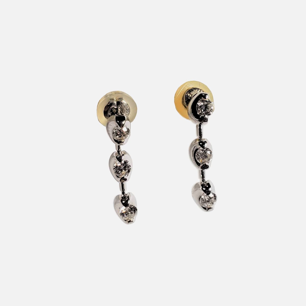 k18 wg ダイヤモンド ピアス Diamond earring ゴールド | kensysgas.com