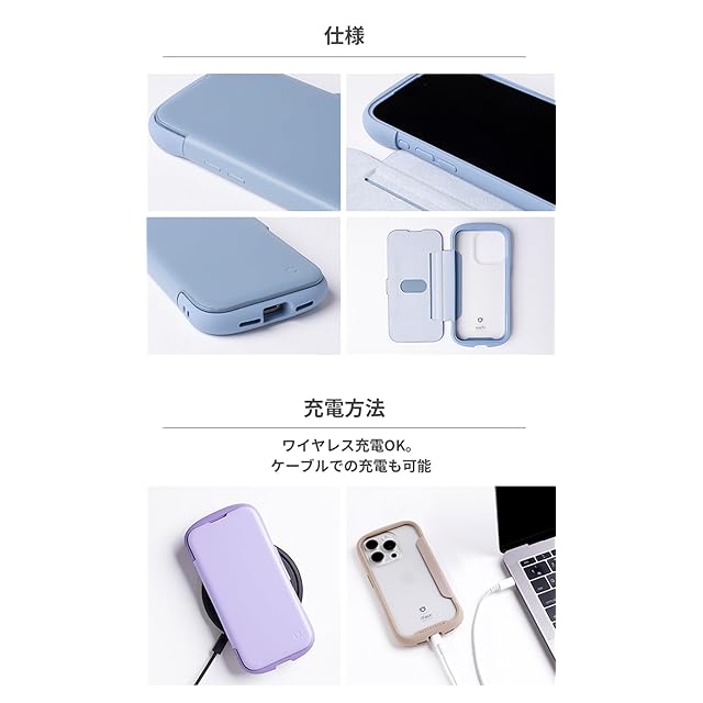 iFace Reflection iPhone 12/12 Pro ケース 手帳型 クリアケース