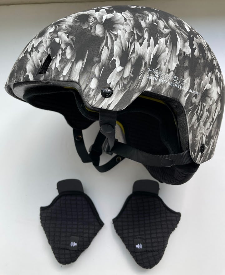SANDBOX ICON SNOW (MIPS) ASIA FIT -BLACK FLORAL(MATT SANDBOX ICON SNOW (MIPS) ASIA FIT -BLACK FLORAL(MATT