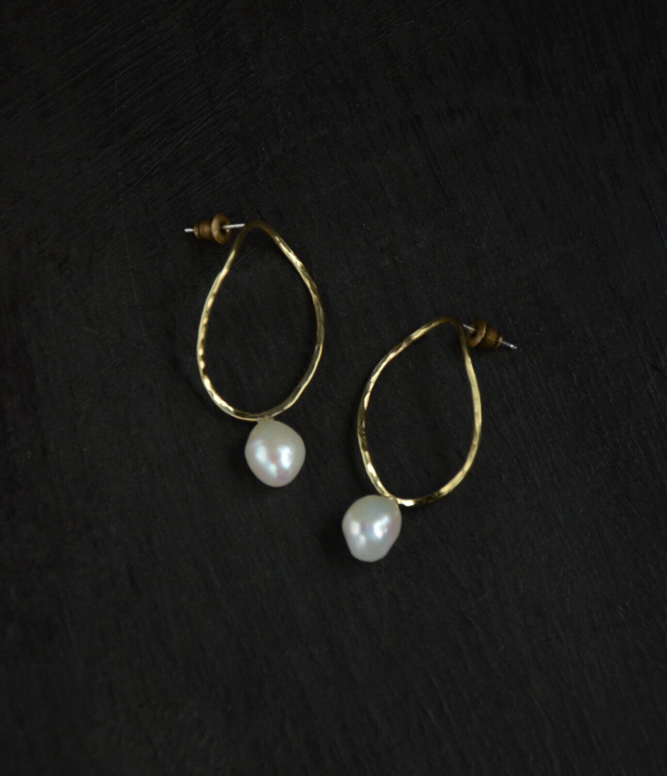 Twist / earrings - Pearl