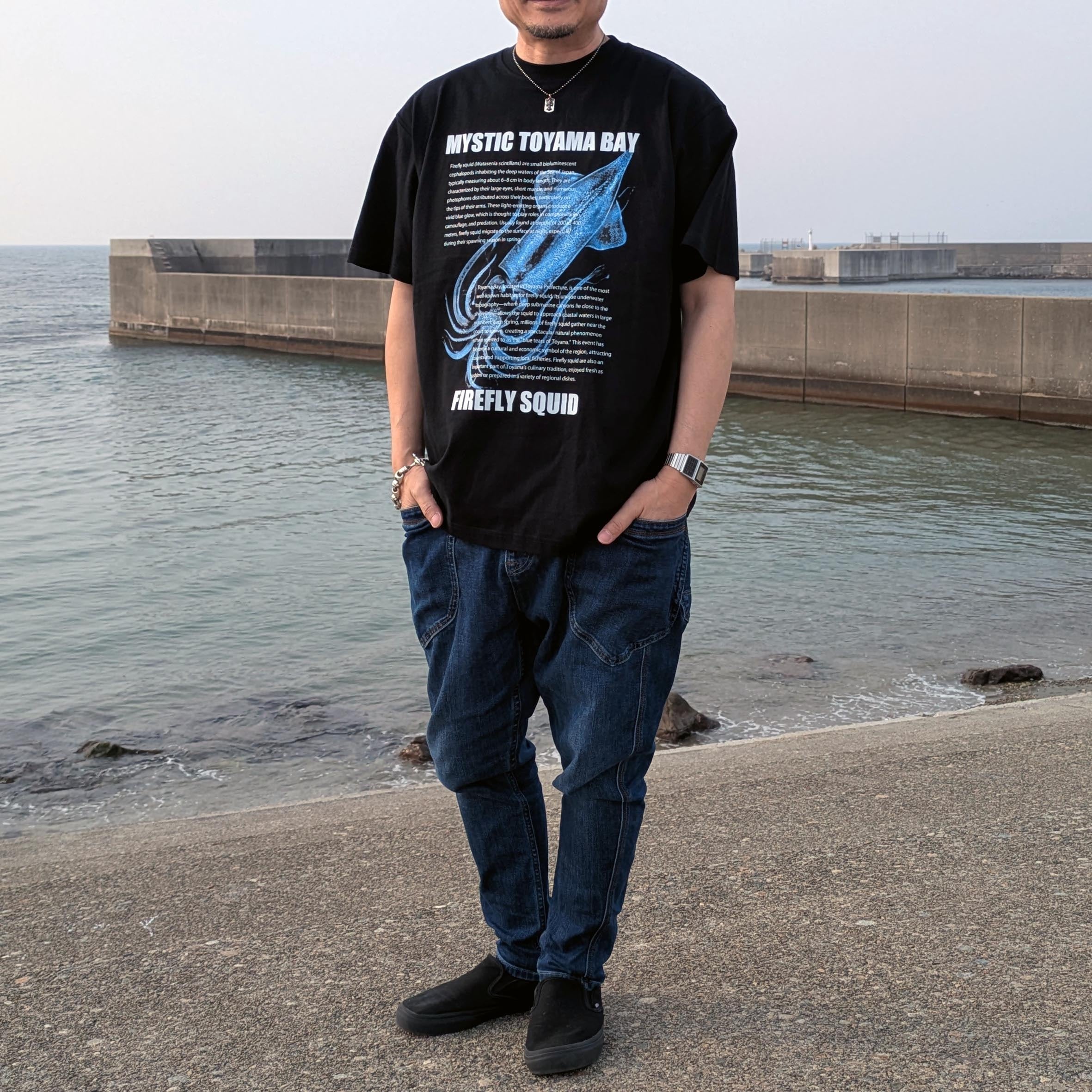 【富山湾】ホタルイカTシャツ【神秘】