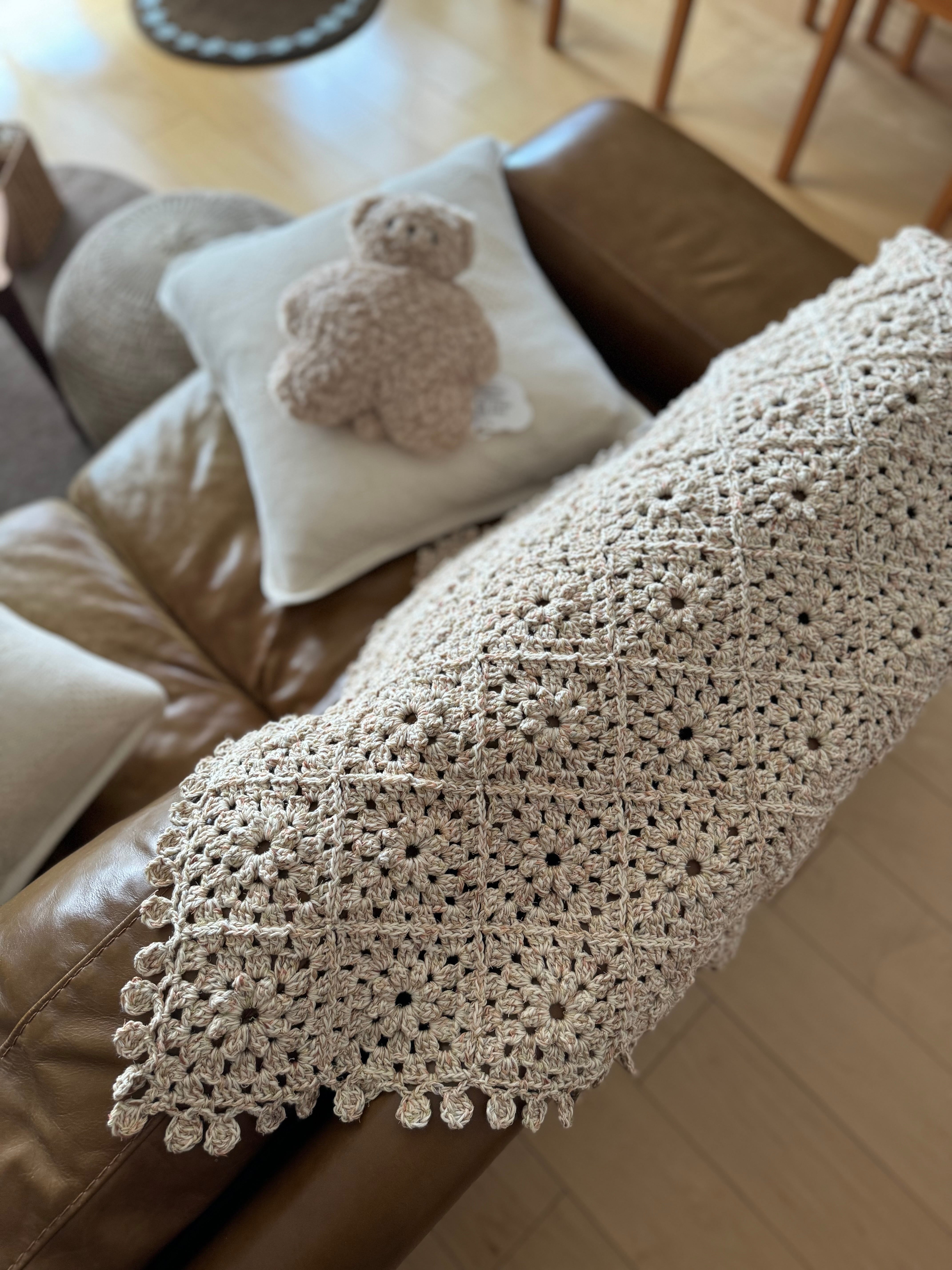 RuFとAnnieのグラニーブランケット｜uzu. さんコラボキット | ［hus