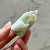 グリーンフラワーアゲート タワーT29*天然石インテリア*パワーストーン*天然石置き物