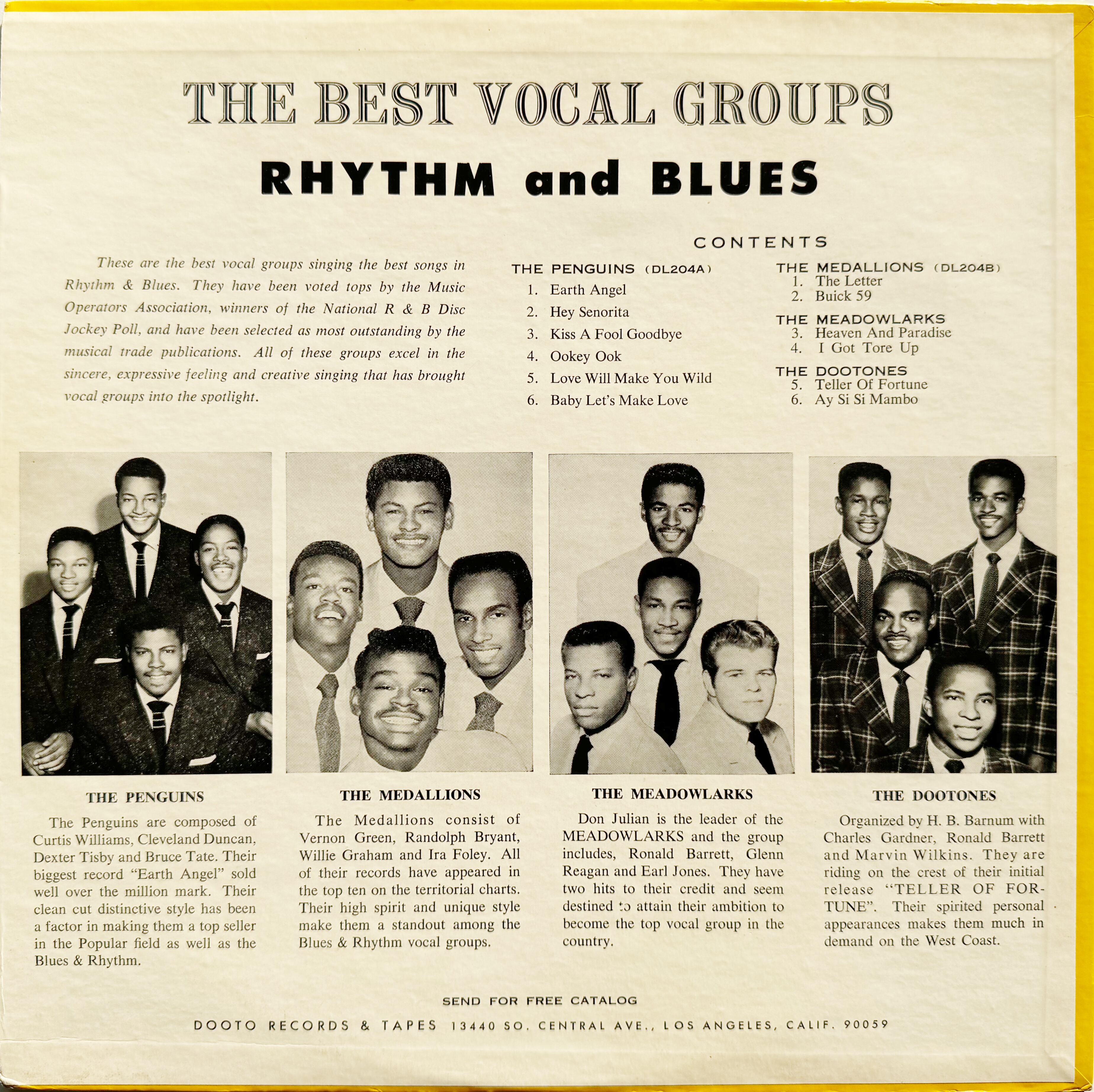 The Best Vocal Groups - Rhythm And Blues / Various Artists | TURN ON