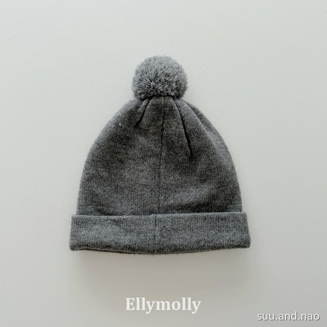 取寄:ELLYMOLLY ハスキーポンポンビーニー※送料無料