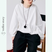 【2color】風をまとう午後のバットスリーブトップス 《P0261》