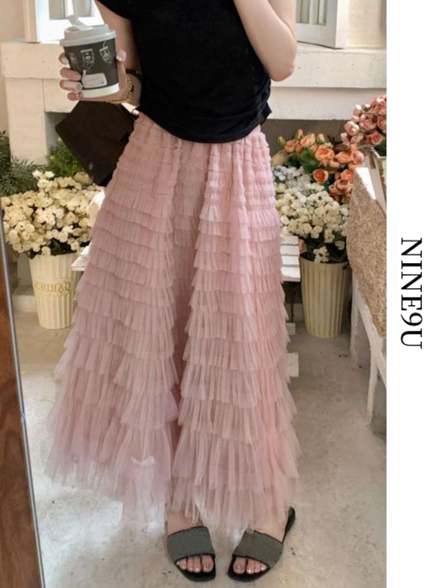 Tiered Tulle Skirt着用5回程度