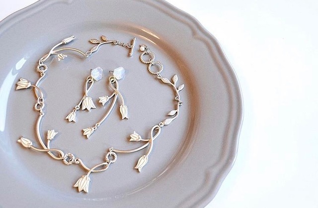 【Snowflake】スノーフレーク ピアス(S1708)