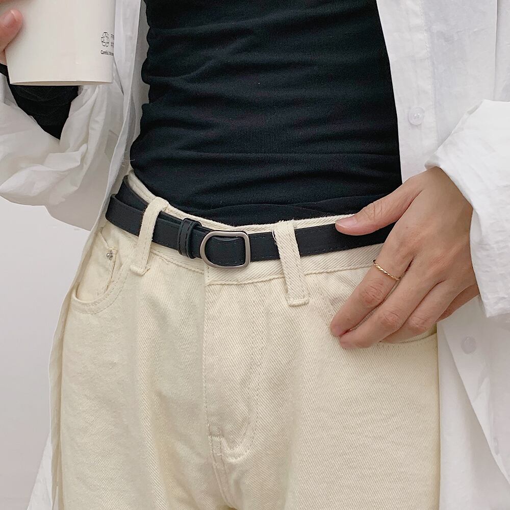 スタンダードベルト ブラックパンツ 薄手 レトロ ハーネス ブラック・アイド・ピーズ4843831985