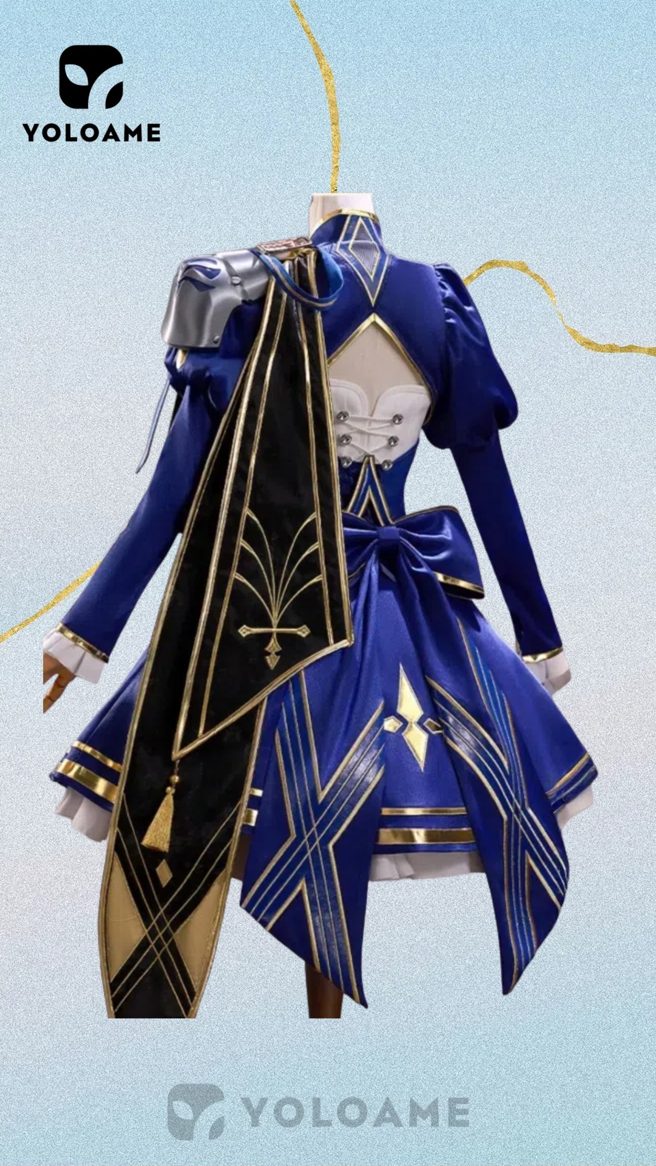 三分妄想 崩壊スターレイル セイバー アルトリア・ペンドラゴン Saber コスプレ 衣装 FATEコラボ