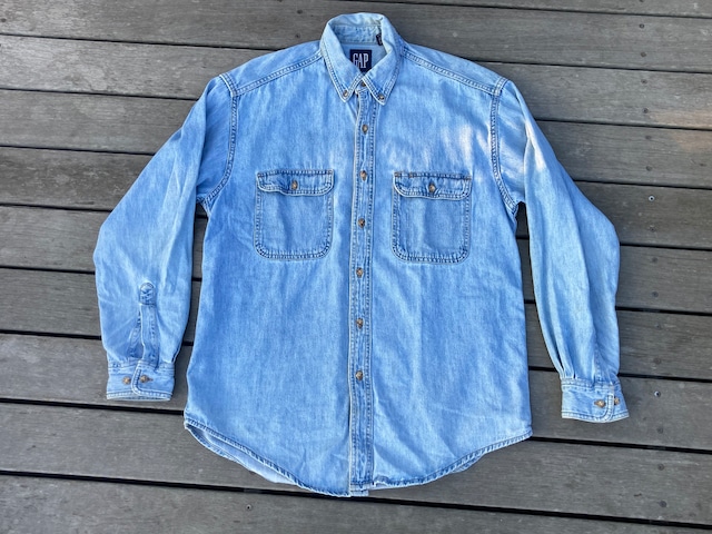 90s OLD GAP DENIM BUTTON DOWN SHIRTS