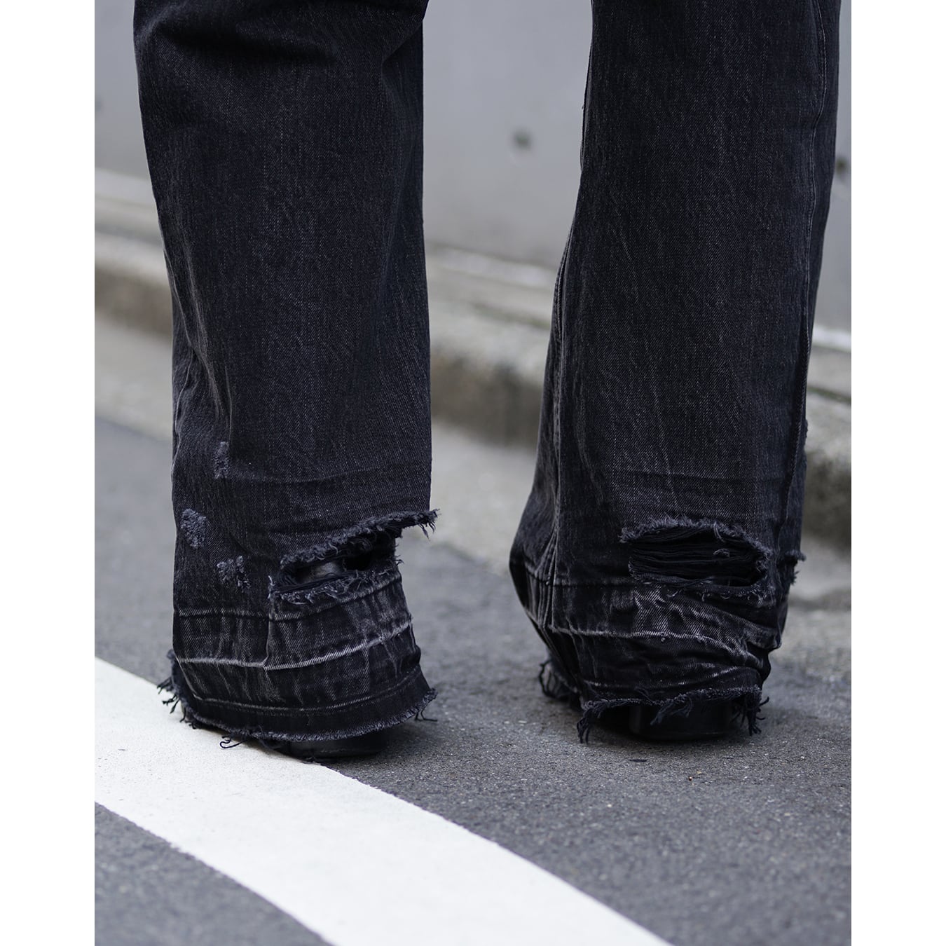 Professor.E ](プロフェッサーイー) 26SS-PE-TRL-06 Aged Denim