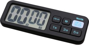 【在庫のみ】タニタ(Tanita) キッチン 勉強 学習 タイマー マグネット付き 大画面 100分 ブラック TD-395 BK でか見えプラスタイマー