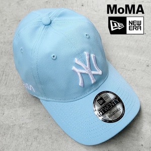 【ニューヨーク MoMA！】MoMA Design NY Yankees　ヤンキース ニューエラ MoMA限定キャップ  Pastel Blue【163484-pas】