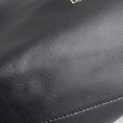 ロエベ フラメンコ パース ミディアム メローナパラム ブラック レザー ショルダーバッグ