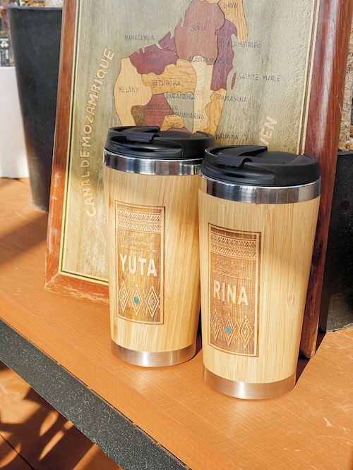 Bamboo stainless tumbler(native)