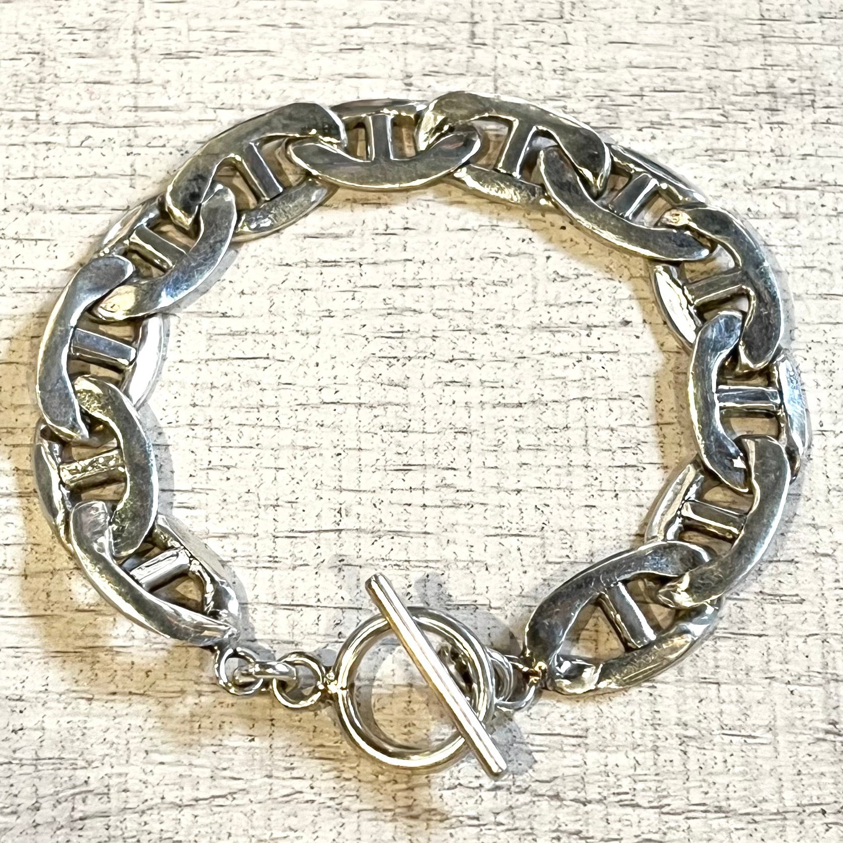 MEXICO MEXICO MADE SILVER925 ANCHOR DESIGN MANTEL BRACELET 