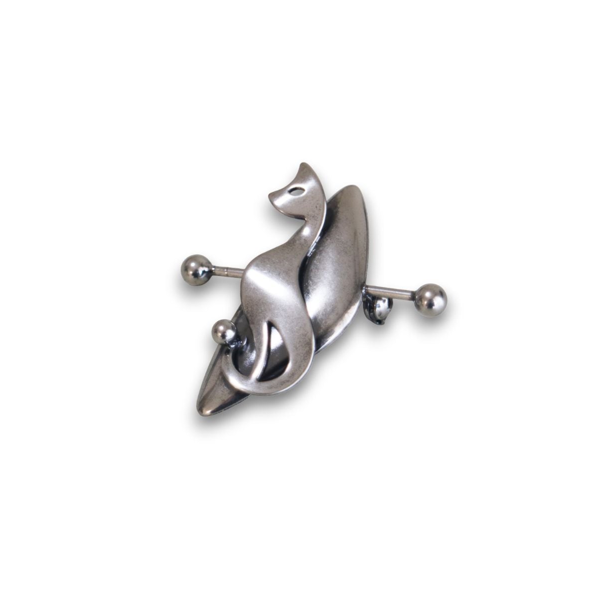 ブローチ ロカビリーファッション ブランド キドニーシェイプブローチ