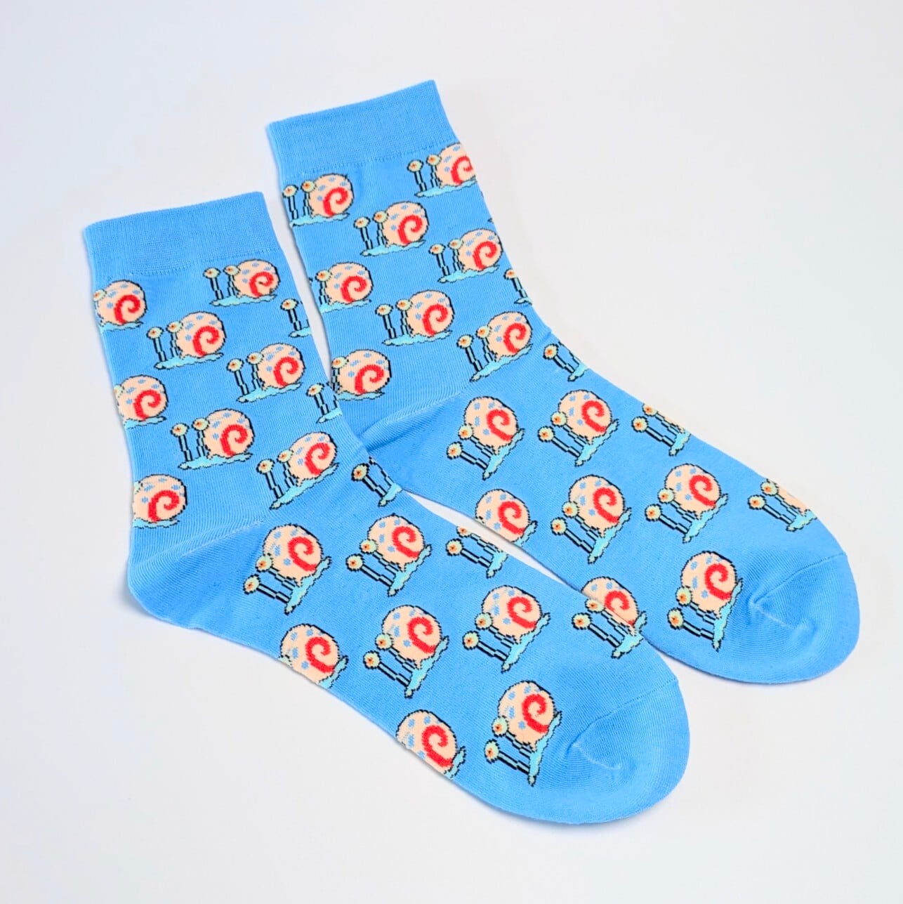 【 crew socks / クルーソックス 】SpongeBob SquarePants ( スポンジボブ ) / ゲイリー 靴下 / ソックス〚アメリカン雑貨 アメトイ〛
