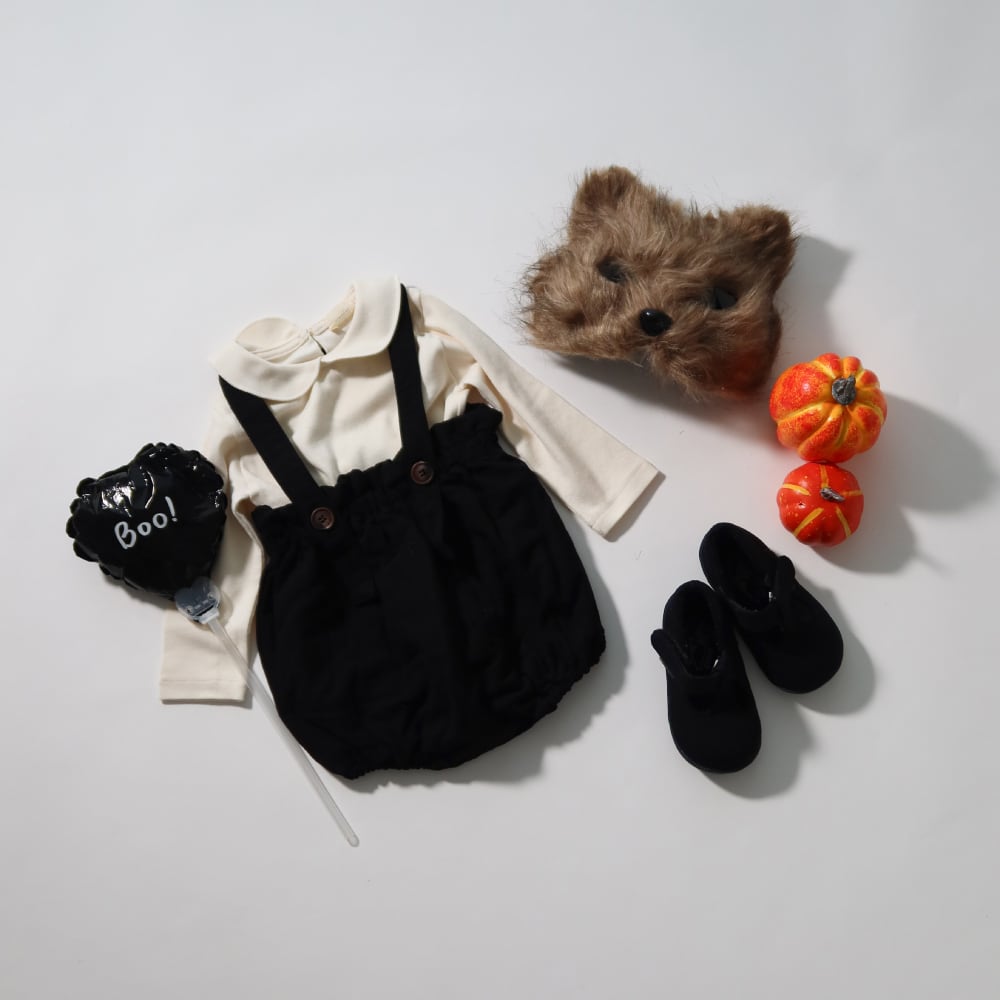 Hサロペットブルマ | 韓国子供服 Bisque -びすく-