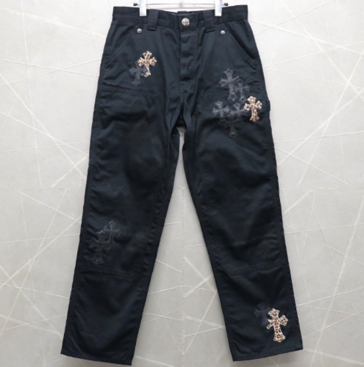 クロムハーツ CARPENTER CNVS BLK サイズ 32 CHROME HEARTS（クロムハーツ） サイズ:32インチ CARPENTER CNVS BLK