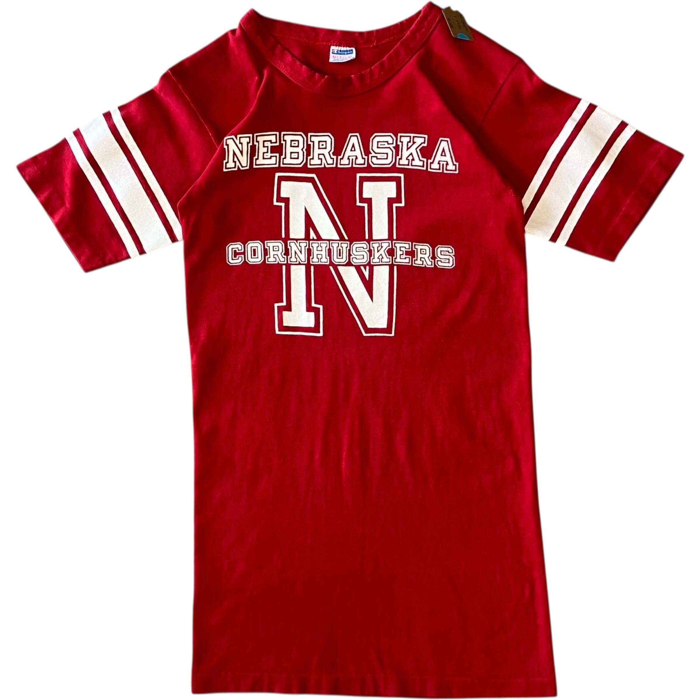 《M》champion チャンピオン 70s バータグ カレッジTシャツ ラバープリント No.2675