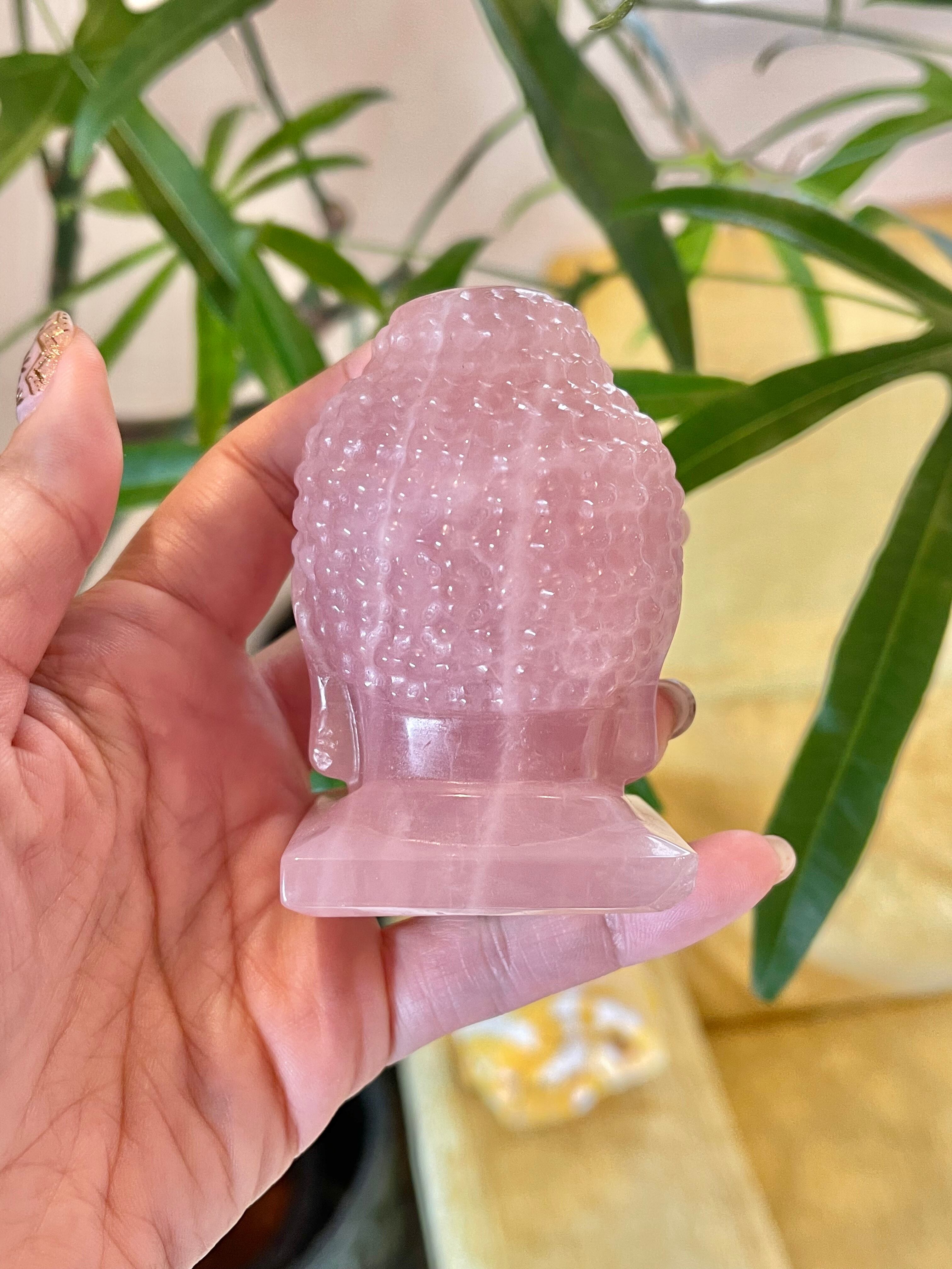 Rose quartz Buddha No.02 ローズクォーツブッダ