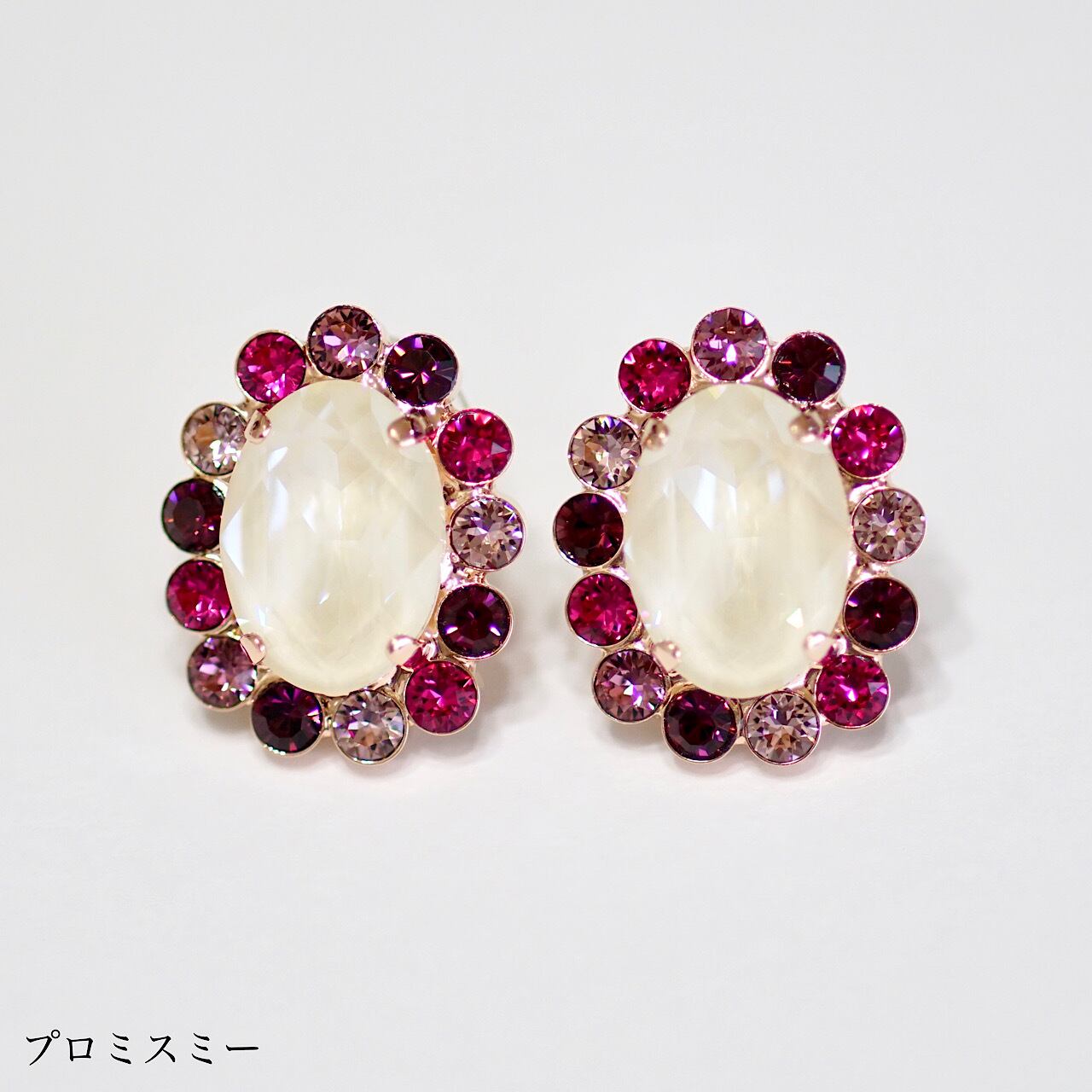 オータムキャンディ オーバルピアス | MAKI NUMOTO (マキ ヌモト