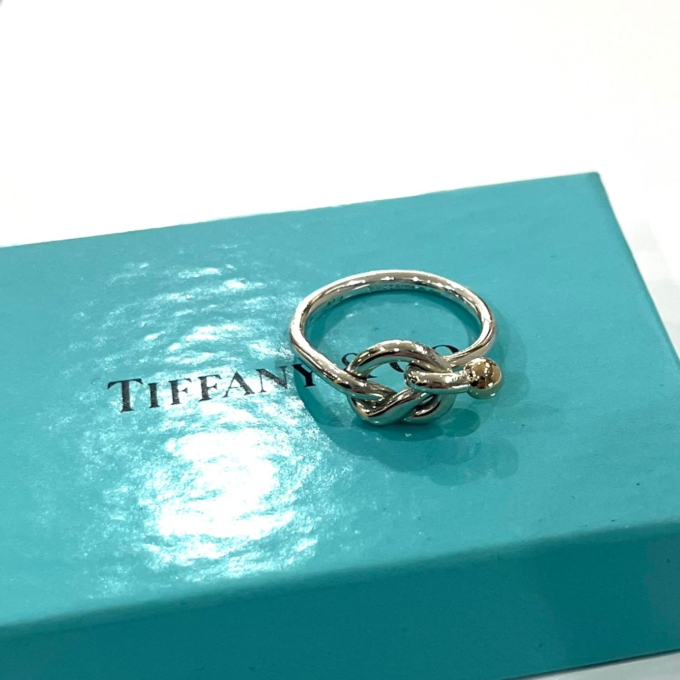 TIFFANY&CO】【14-15号 】2337 ティファニー結コンビツイストノット