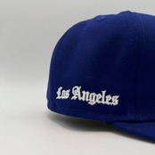 NEW ERA 59FIFTY/5950  Old English ロサンゼルス・ドジャース ダークロイヤル