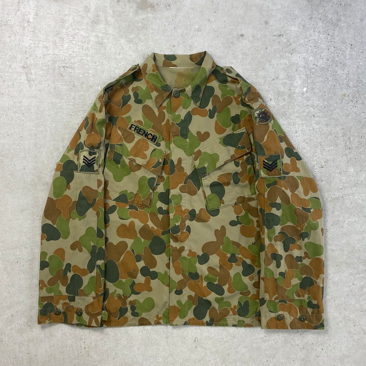 00年代 オーストラリア軍 FADA 迷彩 フィールドシャツ メンズXL相当 