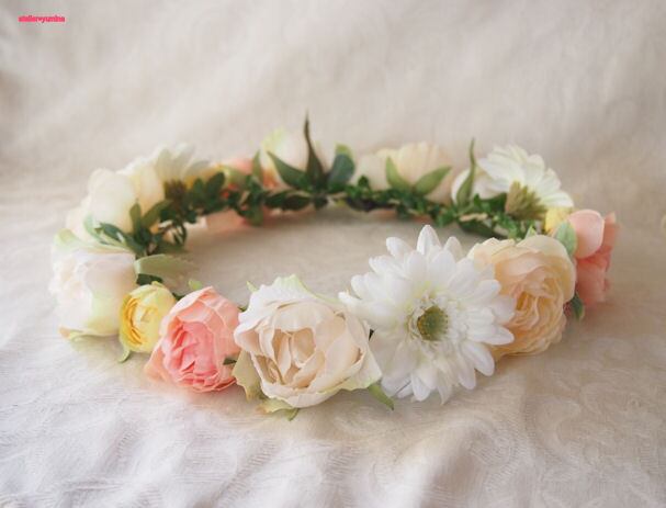 花冠（花かんむり）オーダーメイド♪ ご参考画像一覧になります