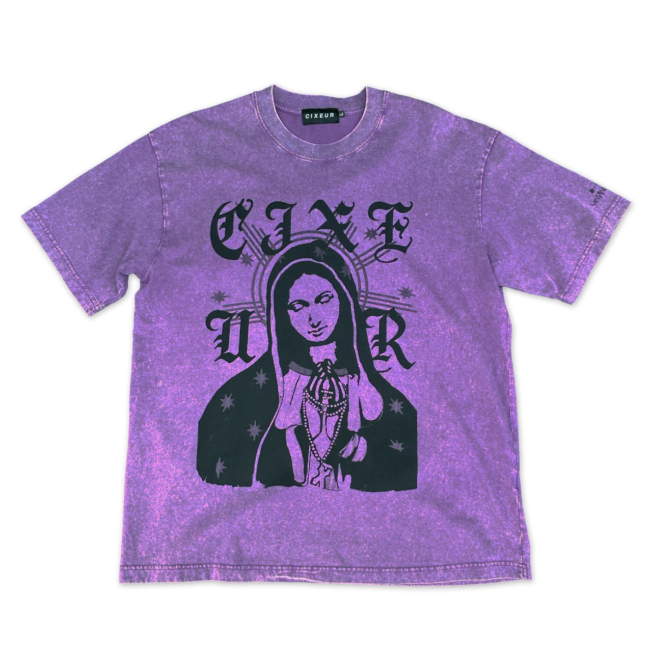 "Virgin Mary" T-shirts purple