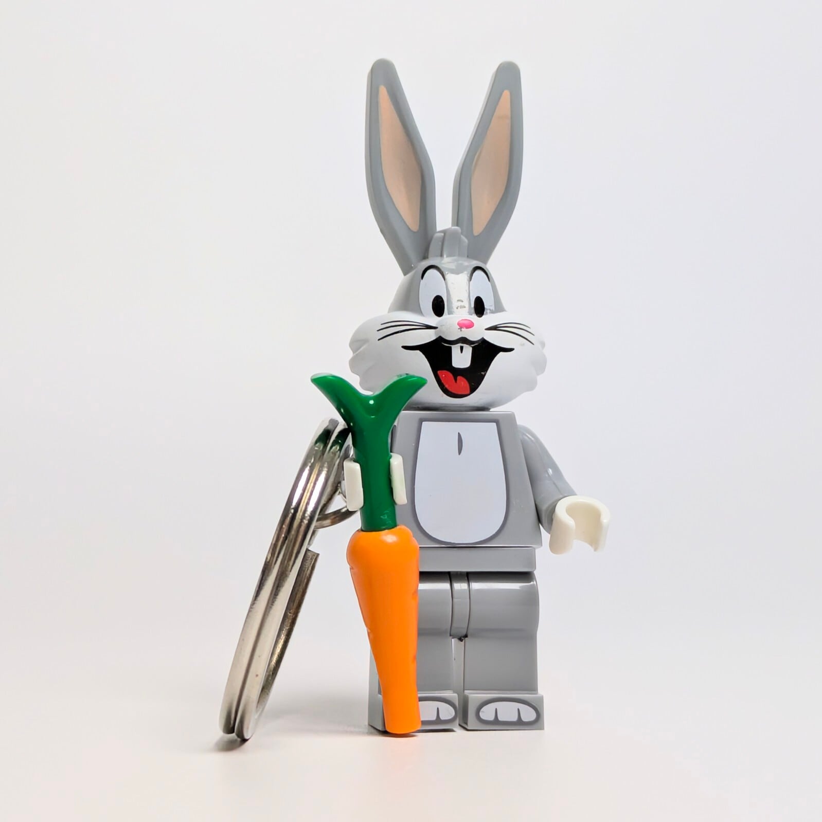 再入荷！【 ブロックフィギュアキーホルダー 】 Looney Tunes（ ルーニー・テューンズ ） / バッグス・バニー　〚アメリカン雑貨 アメトイ〛