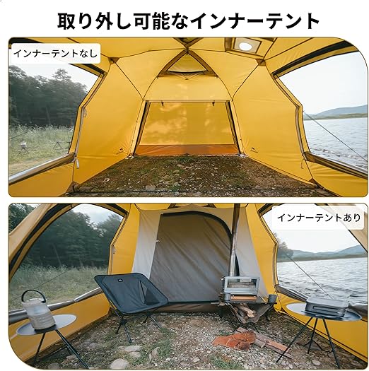 Naturehike アップグレード Dune7.6 10.9 ドームテント