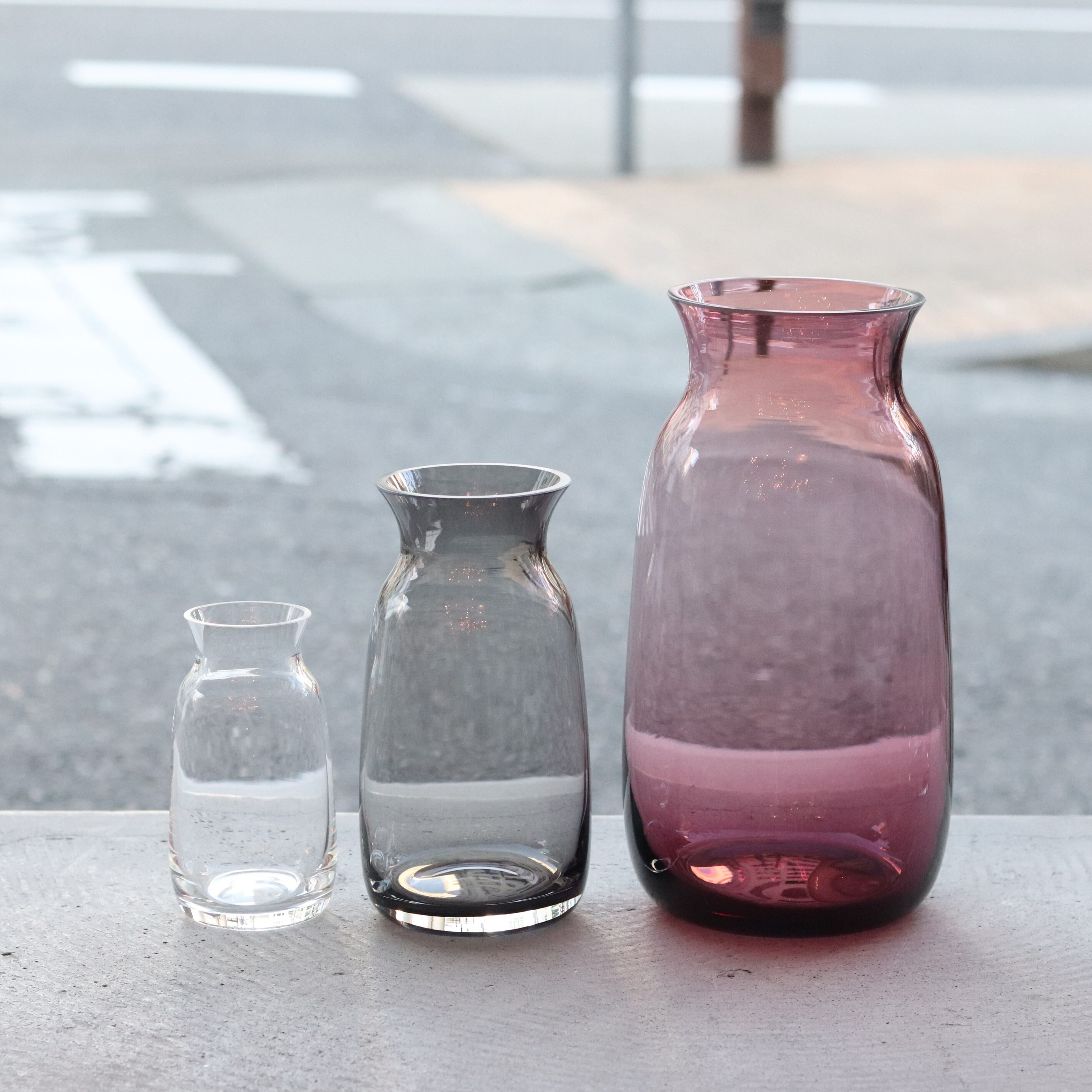 ガラス】フラワーベース キャスケットL ピンク【4141】 | ジーフラット