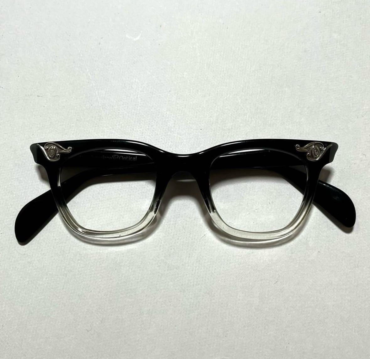 40s 50s AMERICAN OPTICAL アールデコ アンバー 鼈甲 | UC TRADING 40s 50s AMERICAN OPTICAL アールデコ アンバー 鼈甲 | UC TRADING