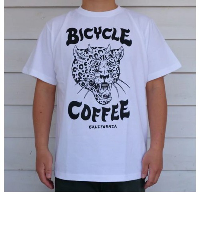 BICYCLE COFFEE(ﾊﾞｲｼｸﾙｺｰﾋｰ) - LEOPARD TEE(ﾚｵﾊﾟｰﾄﾞﾃｨｰ)