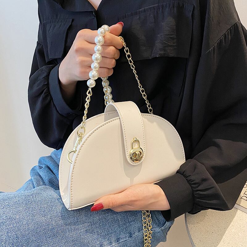 サマーレッドチェーン 夏物 メッセンジャーバッグ 手作りハンドバック90368652492