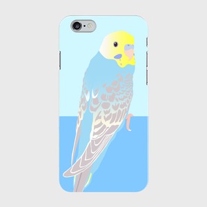 iPhoneケース セキセイインコ パステルカラーレインボー 男の子【各機種対応】