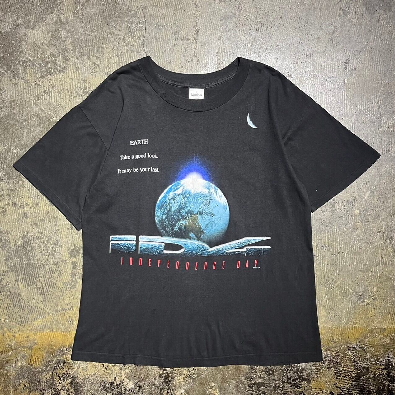 90s Murina "INDEPENDENCE DEY" Movie Tee USA製