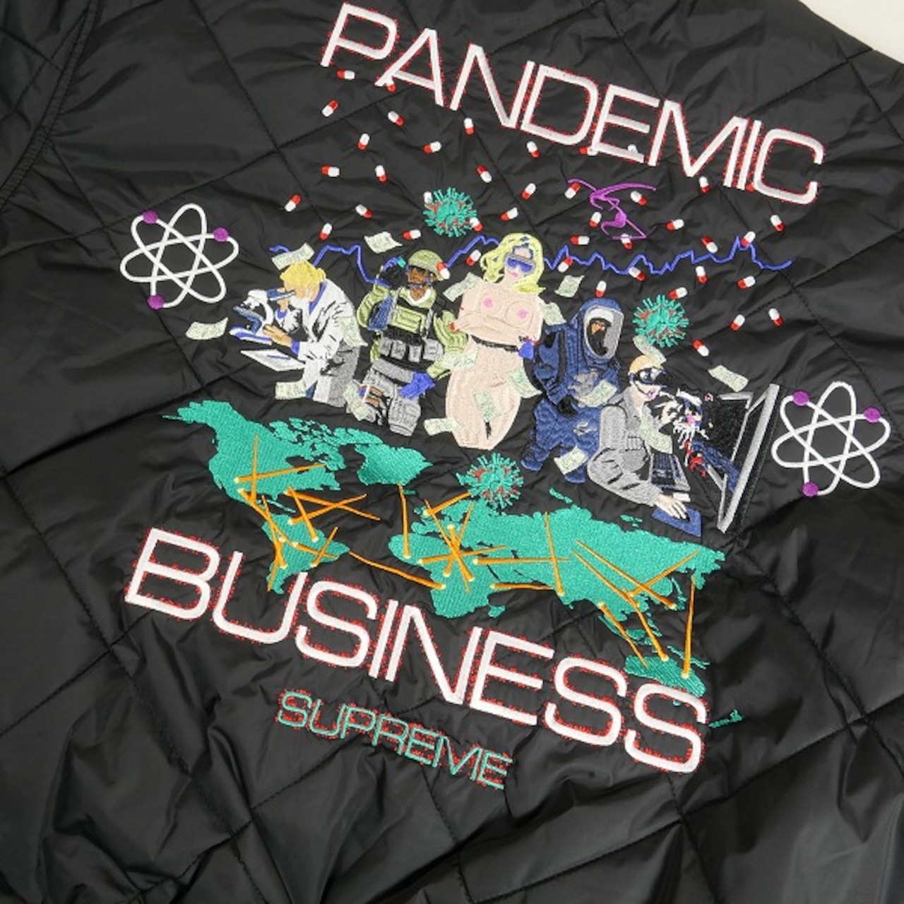 Size【XL】 SUPREME シュプリーム 24AW AOI Quilted Work Jacket Black 