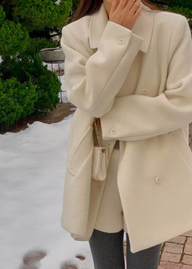 (予約) miel / Lemiel coat 4color