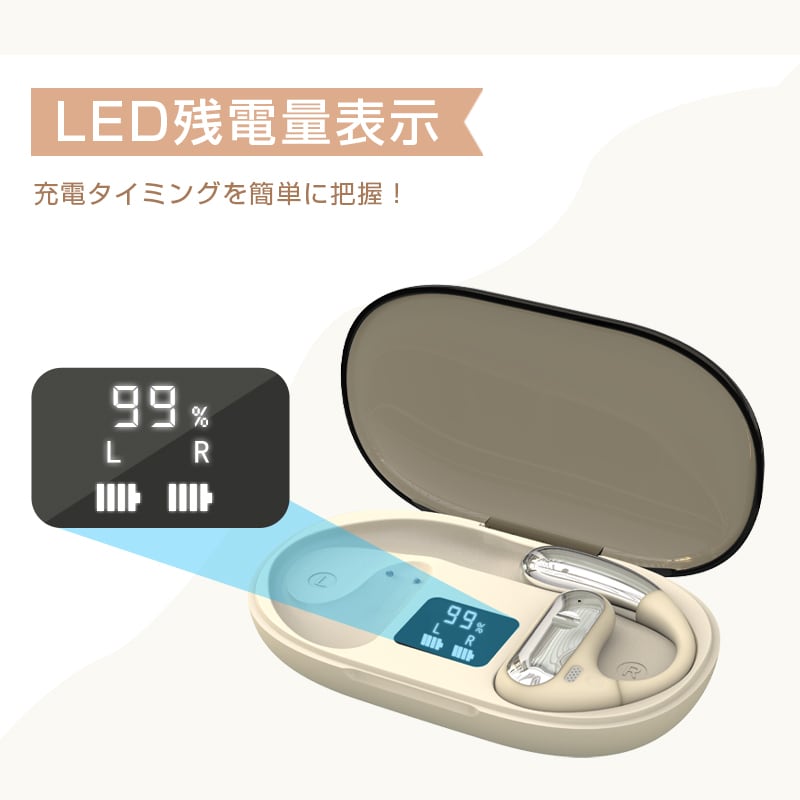 空気伝導イヤホン OWS式 オープンイヤー TWS ワイヤレスヘッドセット