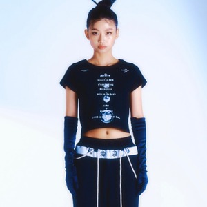 [ROSE APPLE STUDIO] Basic logo crop t - Black 正規韓国ブランド 韓国ファッション 韓国代行 半袖 Tシャツ