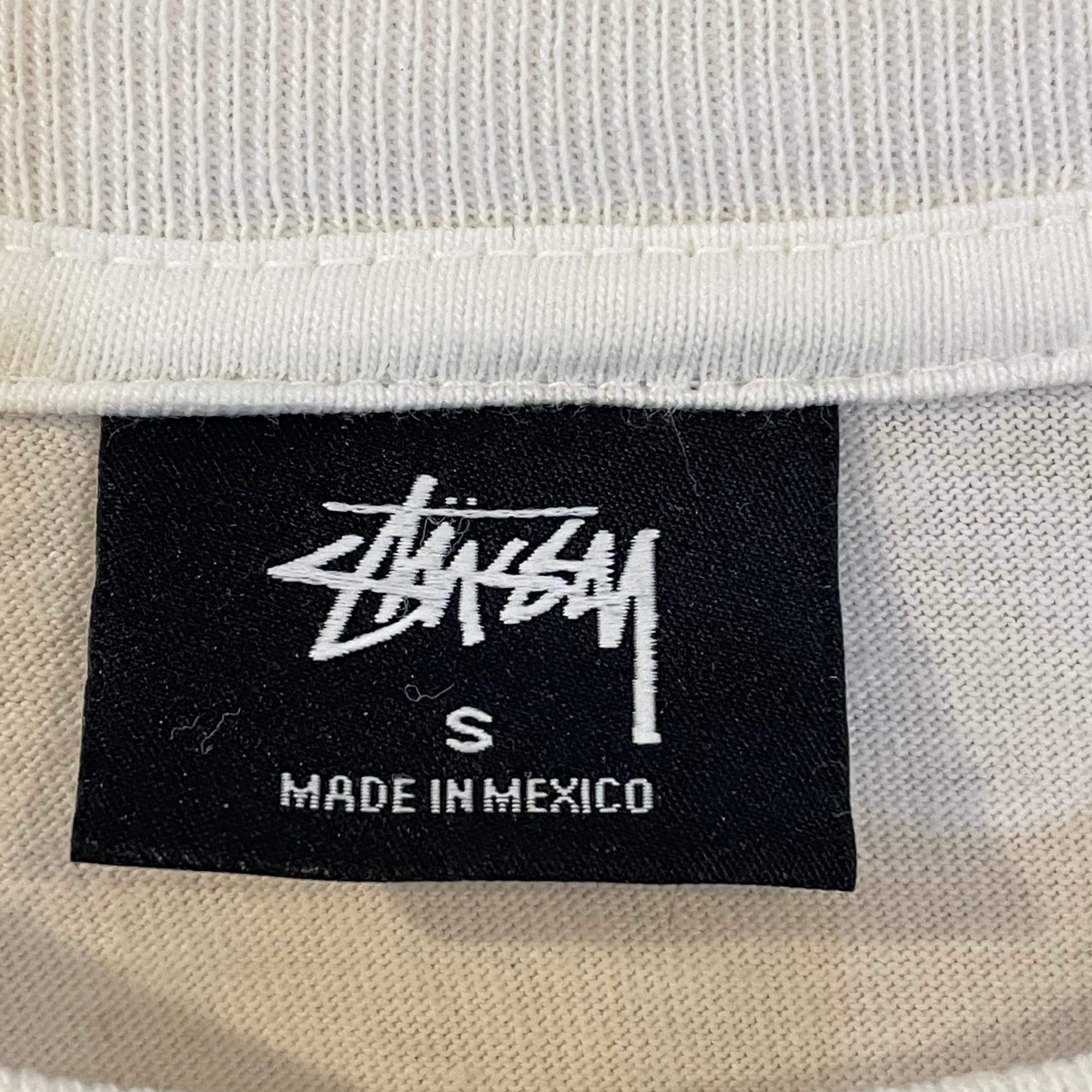 STUSSY】メキシコ製 長袖 ロンT ショーンフォント ロゴ バックプリント