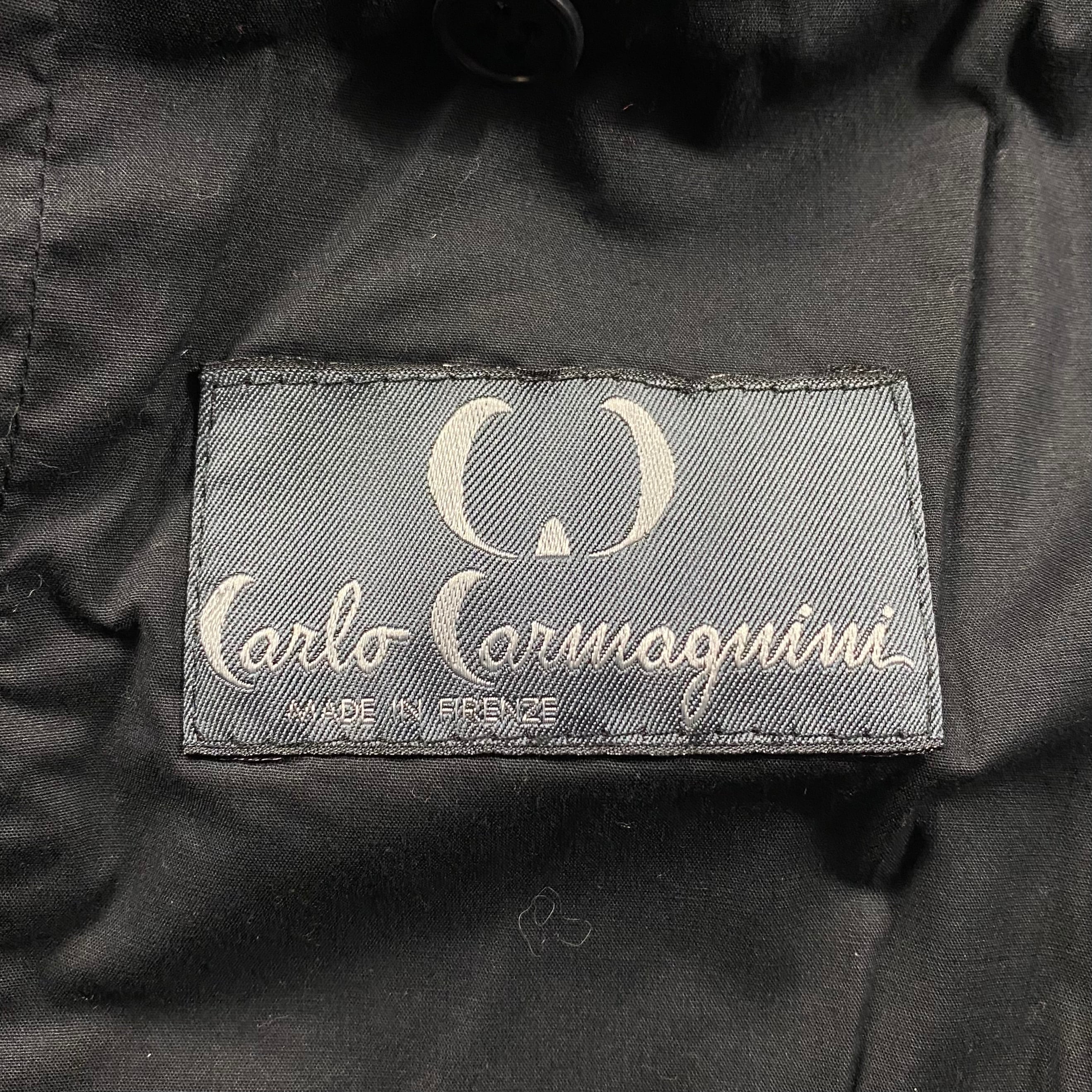 CARLO CARMAGNINI purple leather single riders jacket | NOIR ONLINE