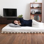 すのこベッド ロール式 桐仕様 ダブル   桐 すのこ ロール式 すのこベッド