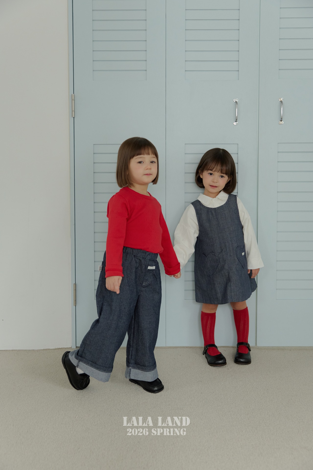 LALALAND 26/SS (Kids)Love pocket onepiece