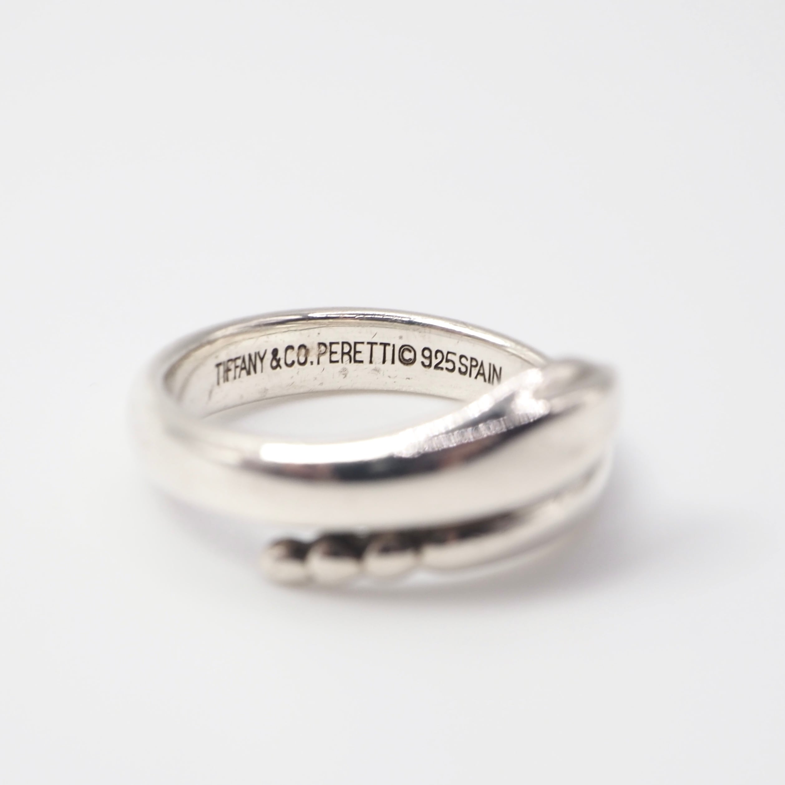 Tiffany&Co. 約8号 スネーク エルサペレッティ リング シルバー925